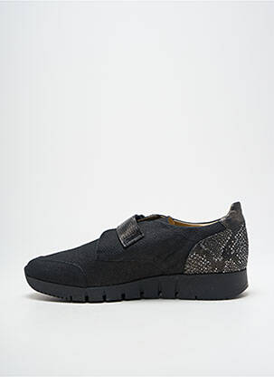 Chaussures de confort tissage satiné talon plat jusqu'à 3cm noir BOISSY femme