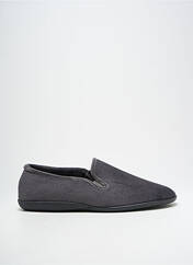 Chaussons/Pantoufles gris NELES pour homme seconde vue
