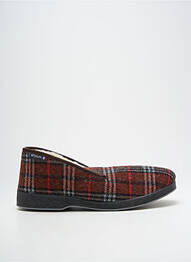 Chaussons/pantoufles bout rond bout rond rouge AIRPLUM homme