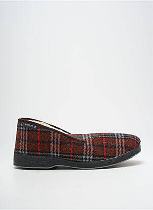 Chaussons/pantoufles bout rond bout rond rouge AIRPLUM homme