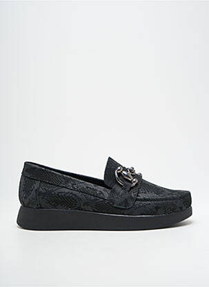 Mocassins voute plantaire talon plat jusqu'à 3cm noir PEDRO TORRES femme