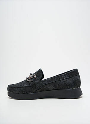Mocassins voute plantaire talon plat jusqu'à 3cm noir PEDRO TORRES femme