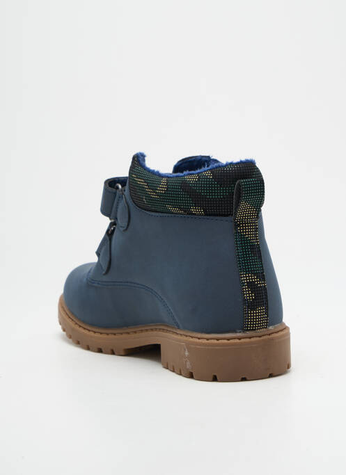 Bottines/Boots bleu MOD8 pour garçon
