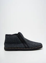 Chaussons/pantoufles bout rond bout rond gris CHIC & RELAX homme