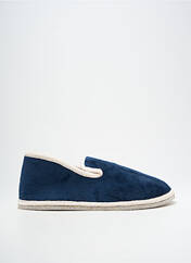 Chaussons/Pantoufles bleu CHIC & RELAX pour homme seconde vue