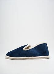 Chaussons/Pantoufles bleu CHIC & RELAX pour homme seconde vue