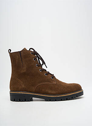 Bottines/boots fourrée talon plat jusqu'à 3cm marron ALTEX femme