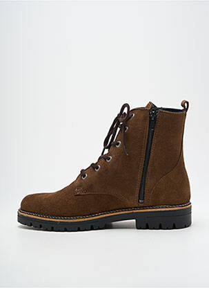 Bottines/boots fourrée talon plat jusqu'à 3cm marron ALTEX femme