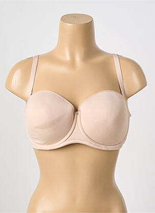 Soutien-gorge effet matière satinée haut soutien-gorge moulé chair FANTASIE femme