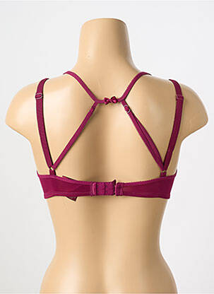 Soutien-gorge effet matière satinée haut soutien-gorge moulé violet MARLIES DEKKERS femme