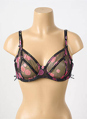Soutien-gorge légère et transparente haut soutien-gorge emboitant noir FREYA femme