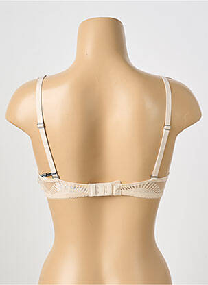 Soutien-gorge tissage dentelle haut soutien-gorge emboitant beige WACOAL femme