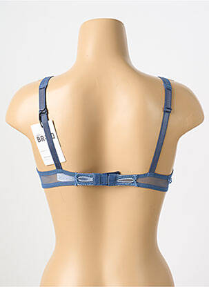 Soutien-gorge légère et transparente haut soutien-gorge emboitant bleu LOUISA BRACQ femme
