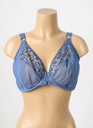 Soutien-gorge légère et transparente haut soutien-gorge emboitant bleu ELOMI femme