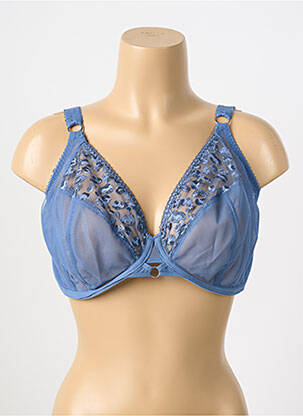 Soutien-gorge légère et transparente haut soutien-gorge emboitant bleu ELOMI femme