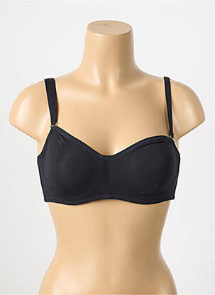 Soutien-gorge avec armature haut bandeau noir WACOAL femme