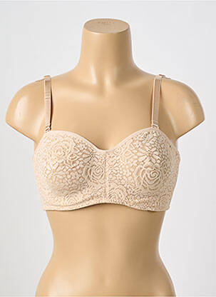 Soutien-gorge broderie haut bandeau chair WACOAL femme