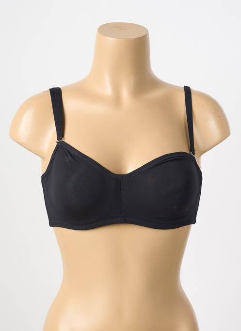 Soutien-gorge avec armature haut bandeau noir WACOAL femme