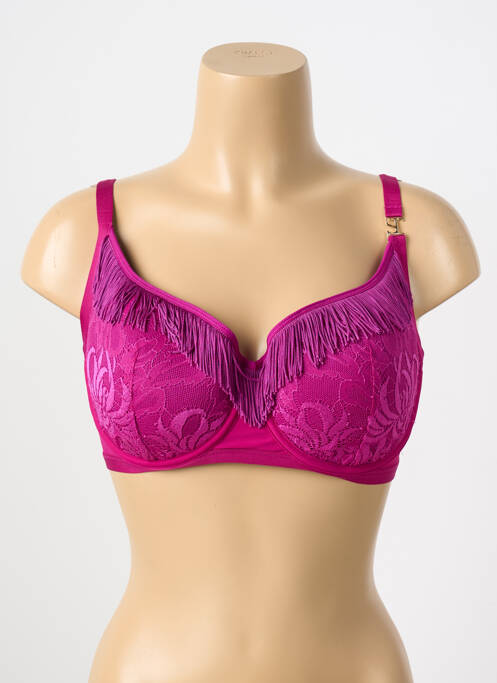 Soutien-gorge rose MADAME SUPERTRASH pour femme