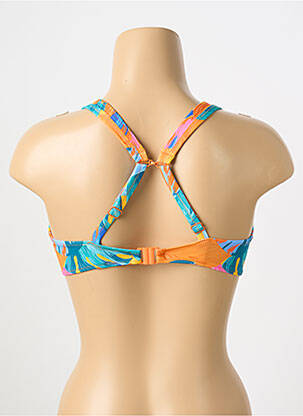 Haut de maillot de bain stretch haut soutien-gorge emboitant orange FREYA femme