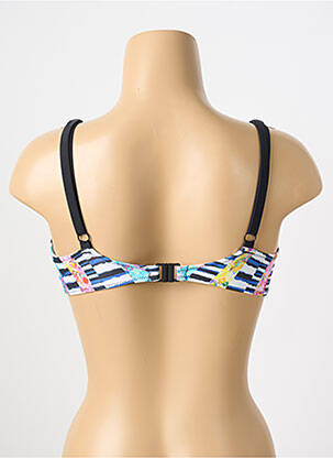 Haut de maillot de bain stretch haut soutien-gorge emboitant bleu FREYA femme