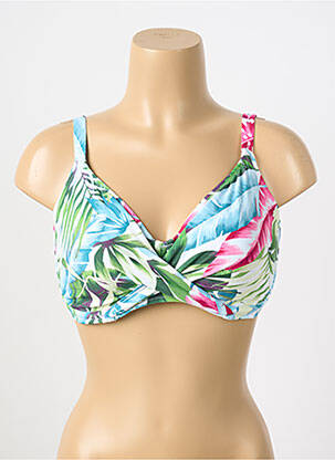 Haut de maillot de bain stretch haut soutien-gorge emboitant vert FANTASIE femme
