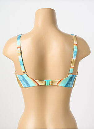 Haut de maillot de bain stretch haut soutien-gorge emboitant bleu FREYA femme