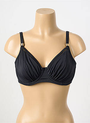 Haut de maillot de bain stretch haut soutien-gorge emboitant noir FANTASIE femme