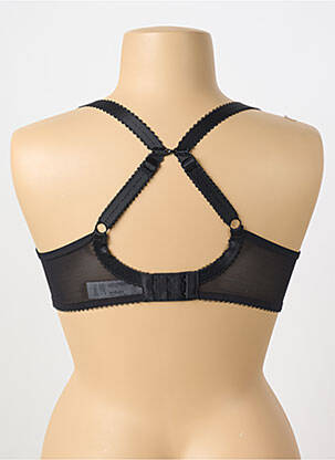 Soutien-gorge effet matière satinée haut soutien-gorge moulé noir FREYA femme