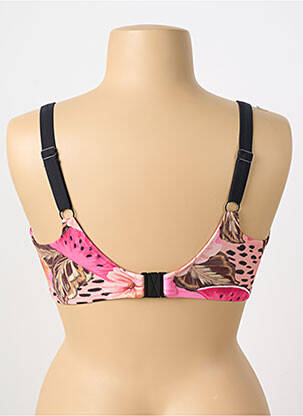 Haut de maillot de bain stretch haut soutien-gorge emboitant rose ELOMI femme