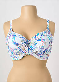 Haut de maillot de bain stretch haut soutien-gorge emboitant blanc FANTASIE femme