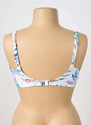 Haut de maillot de bain stretch haut soutien-gorge emboitant blanc FANTASIE femme