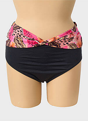 Bas de maillot de bain stretch culotte noir ELOMI femme