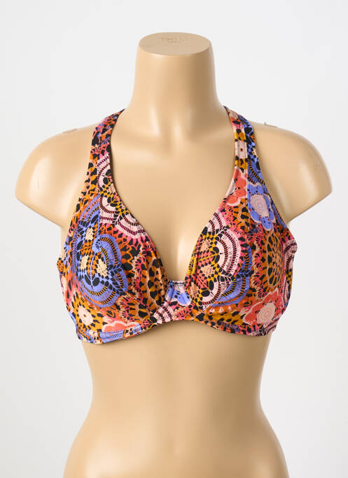 Haut de maillot de bain orange FREYA pour femme