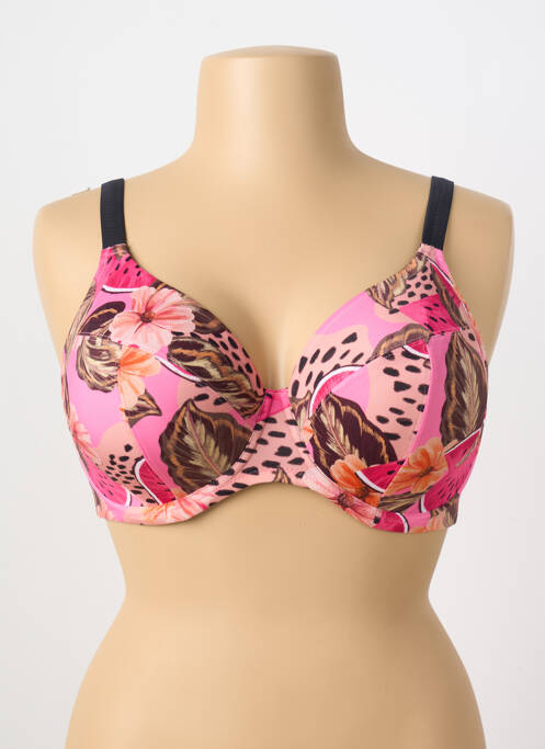 Haut de maillot de bain rose ELOMI pour femme