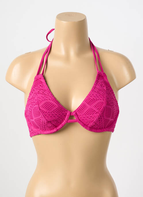 Haut de maillot de bain rose FREYA pour femme