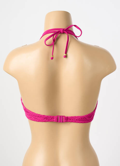 Haut de maillot de bain rose FREYA femme