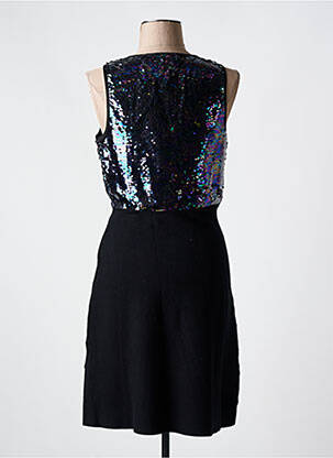 Robe mi-longue sans manche sans manche noir MORGAN femme