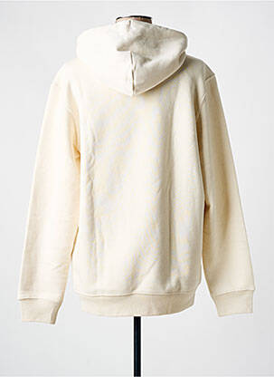 Sweat-shirt à capuche col rond manches longues beige ANOUK ET NINON femme
