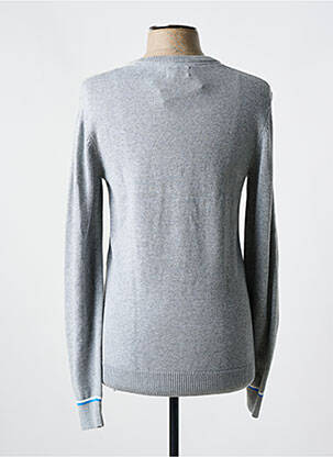Pull tissage chiné manches longues gris VICOMTE ARTHUR femme