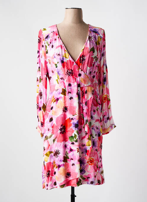 Robe courte rose LA PETITE ETOILE pour femme