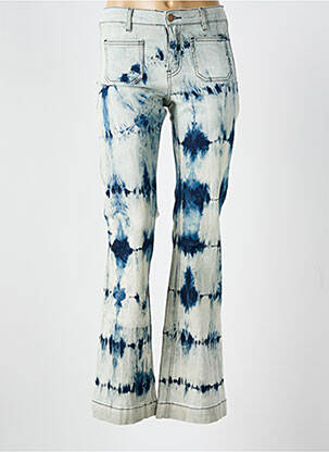 Jean coupe flare stretch taille normale bleu JANE BLUE femme