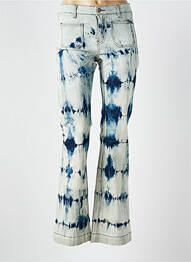 Jean coupe flare stretch taille normale bleu JANE BLUE femme