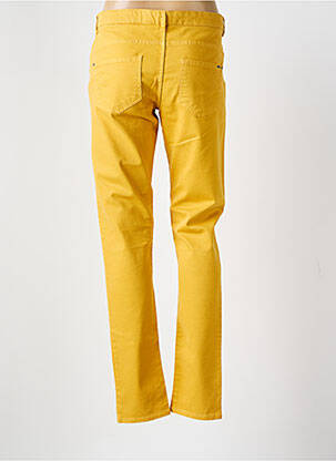 Jeans coupe droite stretch taille normale jaune I.CODE (By IKKS) femme