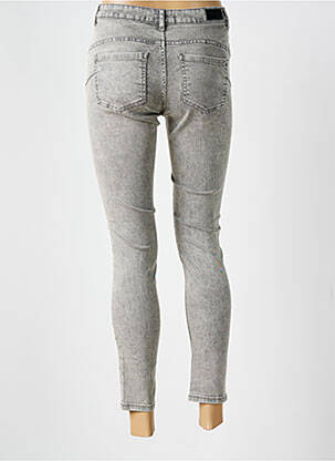 Jeans coupe slim stretch taille normale gris IKKS femme