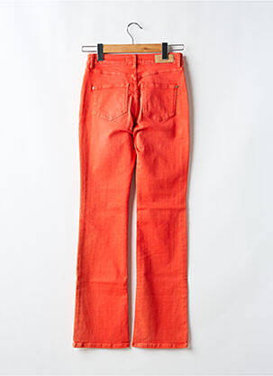 Pantalon droit stretch taille normale orange SUMMUM femme