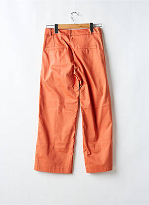 Pantalon droit stretch taille normale orange SUMMUM femme