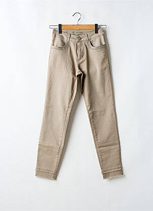 Jeans skinny taille normale taille normale beige PARA MI femme