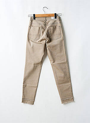 Jeans skinny taille normale taille normale beige PARA MI femme