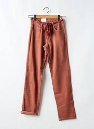Jeans coupe droite stretch taille normale marron PARA MI femme